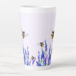 花と蜂ラテマグカップ春喜び カフェラテマグ