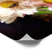 花と蜂 ポスター (角)