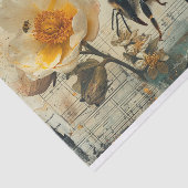 花と蜂 薄葉紙 (詳細)