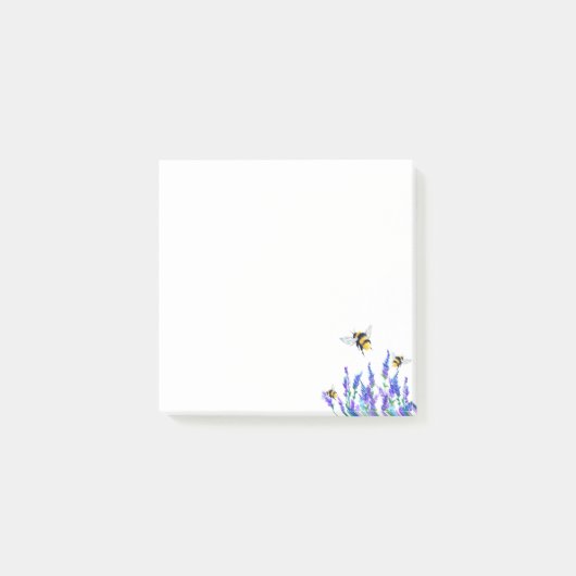 花と蜂Post-it®ノート ポストイット (正面)