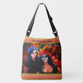 花と蝋燭の付いたバラルタカトリナス1718 クロスボディバッグ (正面)