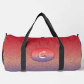 花と蝋燭の付いたバラルタカトリナス1718 ダッフルバッグ (正面)