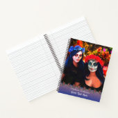 花と蝋燭の付いたバラルタカトリナス1718 ノートブック (内部)