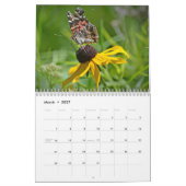 花と蝶とバグのカレンダー カレンダー (3月 2027)
