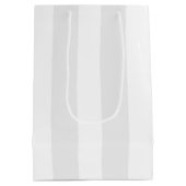 花と蝶とピンクのティーポットありがとう ミディアムペーパーバッグ (裏面)