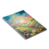 花と蝶と虹の草地 ノートブック (右側)