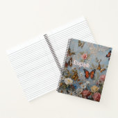 花と蝶のジャーナル/ノート ノートブック (内部)