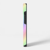 花と蝶のハート iPhoneケース (左側面)