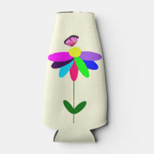 花と蝶のボトルクール