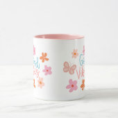 花と蝶のマグが良い マグカップ (中央)