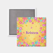 花と蝶の名前 マグネット (正面/裏面)