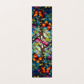 花と蝶の折り畳みブックマーカー 名刺 (外部フラット)