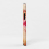 花と蝶の水色 Case-Mate iPhoneケース (裏面/右)
