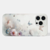 花と蝶の踊り iPhoneケース (裏面横)