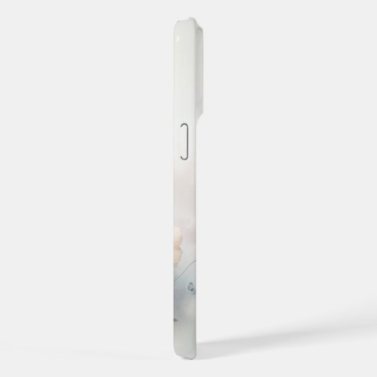 花と蝶の踊り iPhoneケース (右側面)