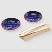 花と蝶キンセアニェラブルーハンドファン ハンドファン (組立なし)