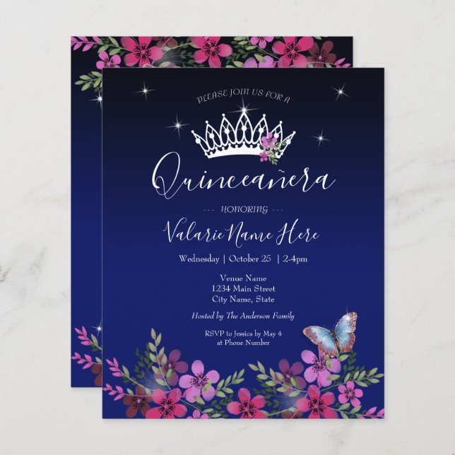 花と蝶キンセアニェラ (正面/裏面)