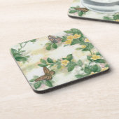 花と蝶コースター コースター (左側)
