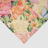 花と蝶デコページティッシュペーパー 薄葉紙 (詳細)