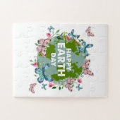 花と蝶ハッピーアースの日2024 ジグソーパズル (横)