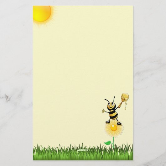 花と蝶パーソナライズされた5.5インチx 8.5インチ 便箋 (裏面)