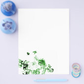 花と蝶フライヤー チラシ (シングル)