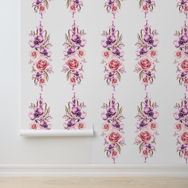 花と蝶レトロデザイン 壁紙 (アプリケーション)