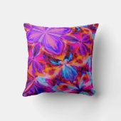 花と蝶抽象芸術 クッション (裏面)