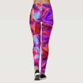 花と蝶抽象芸術 レギンス (裏面)