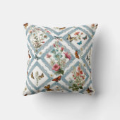 花と蝶 クッション (裏面)