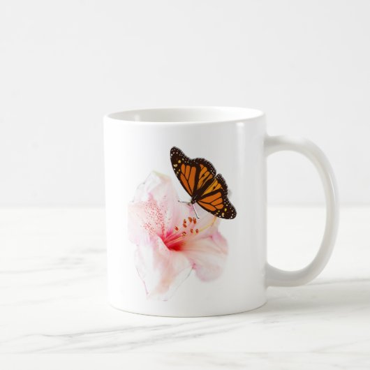 花と蝶 コーヒーマグカップ (右)