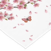 花と蝶 ショートテーブルランナー (コーナー)