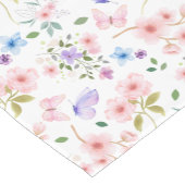 花と蝶 ショートテーブルランナー (コーナー)