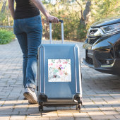 花と蝶 シール (スーツケースインサイチュ)