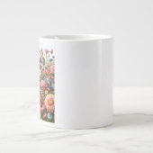 花と蝶 ジャンボコーヒーマグカップ (正面)