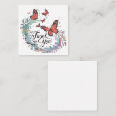 花と蝶 ノートカード (正面/裏面)