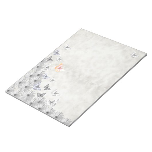 花と蝶 ノートパッド (アングル)