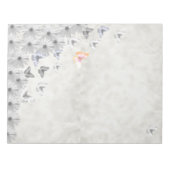 花と蝶 ノートパッド (正面)