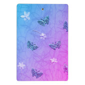 花と蝶 ミニクリップボード (裏面)