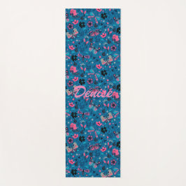 花と蝶 ヨガマット