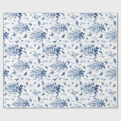 花と蝶 ラッピングペーパー (フラット)