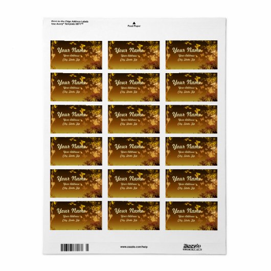 花と蝶 ラベル (フルシート)