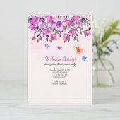 花と蝶 招待状 (スタンド正面)