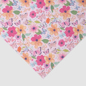 花と蝶、春ティッシュペーパー 薄葉紙 (詳細)