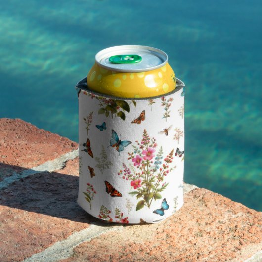 花と蝶 缶クーラー (インサイチュ プール)