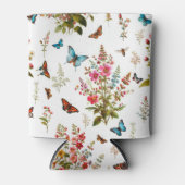 花と蝶 缶クーラー (正面)