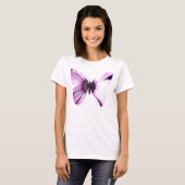 花と蝶 Tシャツ (正面フル)