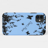 花と蝶iPhone 5ケース Case-Mate iPhoneケース (裏面(横))