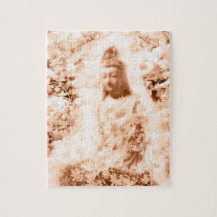 花と観音菩薩と伊勢神宮 ジグソーパズル