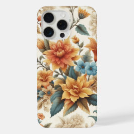 花と詩の華やかなアフェア iPhone 15 PRO MAXケース